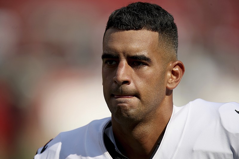 Former Titans QB Marcus Mariota excited for new start with Falcons