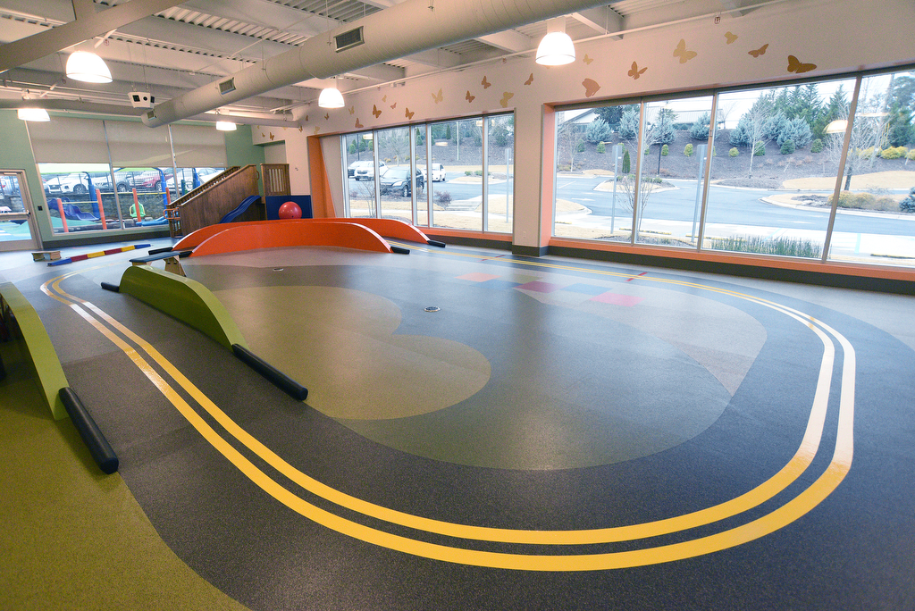 Staff Photo by Matt Hamilton / A gym area at Anna Shaw Children's Institute on Thursday, January 20, 2022 in Dalton, Ga.