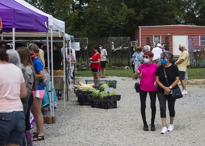 Staff file photo / Ooltewah Farmers Market takes place Thursdays year-round at Ooltewah Nursery.