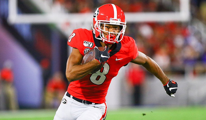 University of Georgia photo / Georgia redshirt junior receiver Dominick Blaylock has overcome two ACL injuries in his left knee during his career with the Bulldogs, which began with a promising freshman season in 2019.