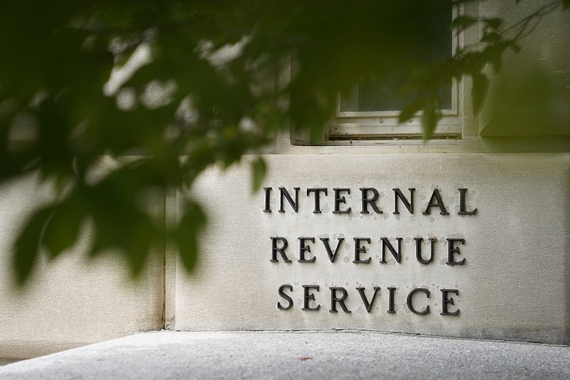 AP file photo / This May 4, 2021 file photo shows the outside of the Internal Revenue Service building in Washington.