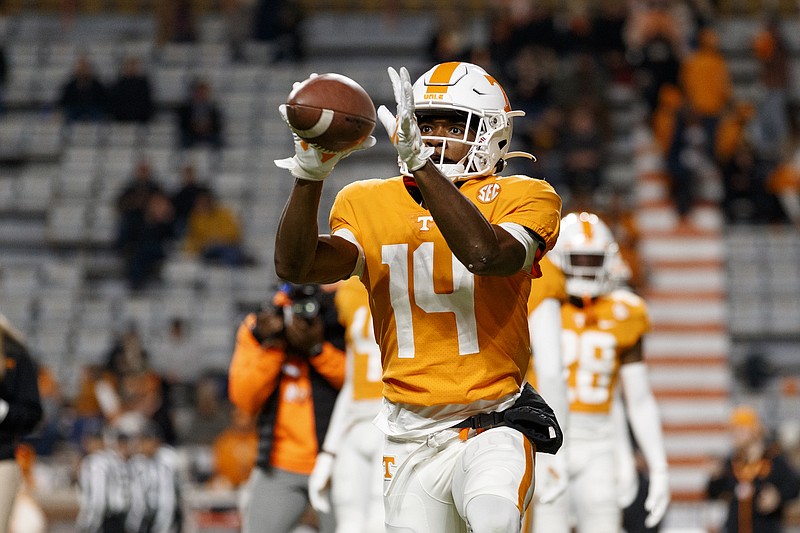 Tennessee Athletics photo by Ian Cox / Tennessee defensive back Christian Charles, shown before last November's game against South Alabama in Neyland Stadium, played safety as a freshman but has worked at cornerback this spring.