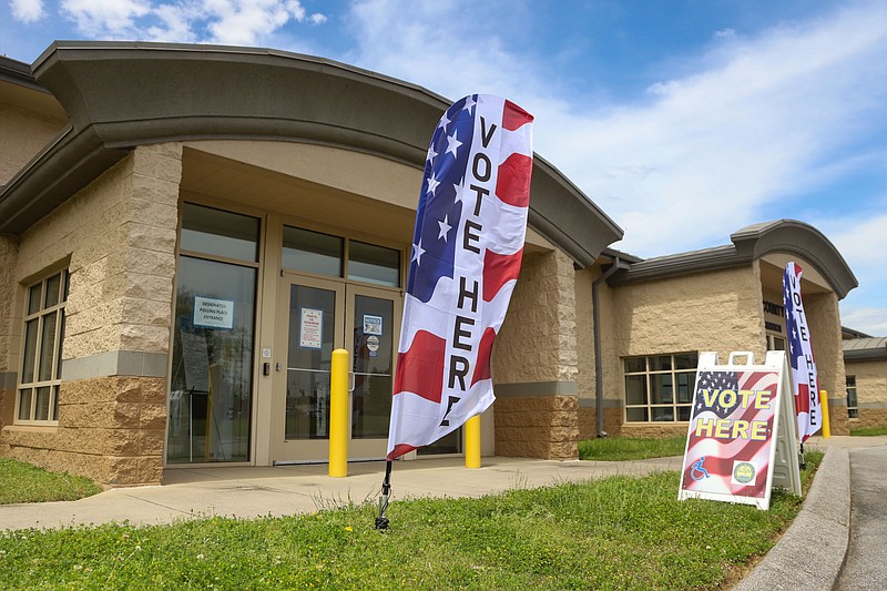 Staff photo by Olivia Ross  / The Hamilton County Election Commission is one of six locations available for early voting. Early voting for the May 3 County Primary Election began today, April 13th, 2022.