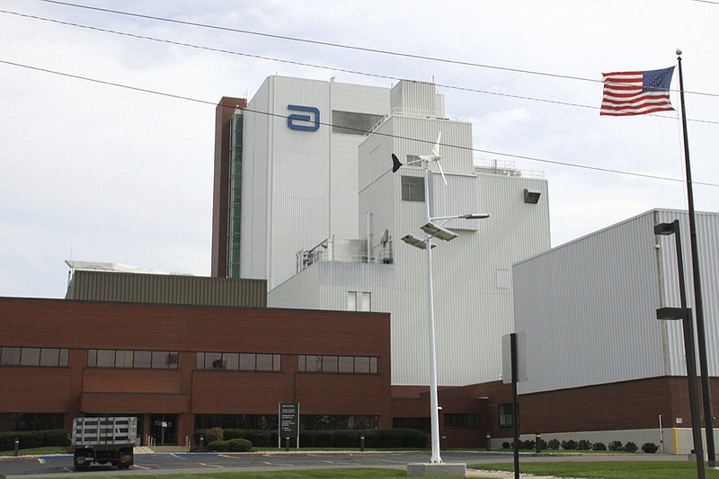 An Abbott Laboratories manufacturing plant is shown in Sturgis, Mich., on Sept. 23, 2010. (Brandon Watson/Sturgis Journal via AP)

