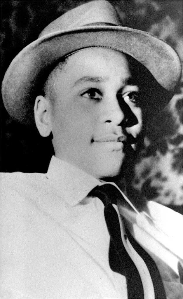 An undated portrait of Emmett Louis Till, a black 14 year old Chicago boy, whose weighted down body was found in the Tallahatchie River near the Delta community of Money, Mississippi, August 31, 1955. Local residents Roy Bryant, 24, and J.W. Milam, 35, were accused of kidnapping, torturing and murdering Till for allegedly whistling at Bryant's wife. A team searching the basement of a Mississippi courthouse for evidence about the lynching of Black teenager Emmett Till has found the unserved warrant in June 2022 charging a white woman in his kidnapping in 1955, and relatives of the victim want authorities to finally arrest her nearly 70 years later. (AP Photo, File)