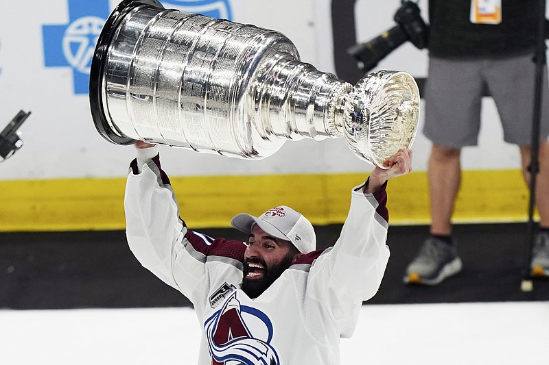 Colorado Avalanche lift the Stanley Cup