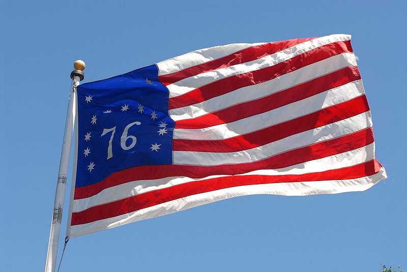 U.S. Bicentennial flag. / Getty Images/iStock/Therion256