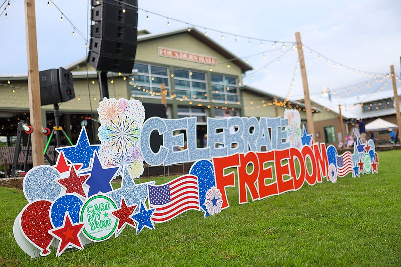 Staff photo by Olivia Ross  / Collegedale celebrated Independence Day with its annual "Freedom Celebration" held at The Commons and Veterans Memorial Park on June 3, 2022. 