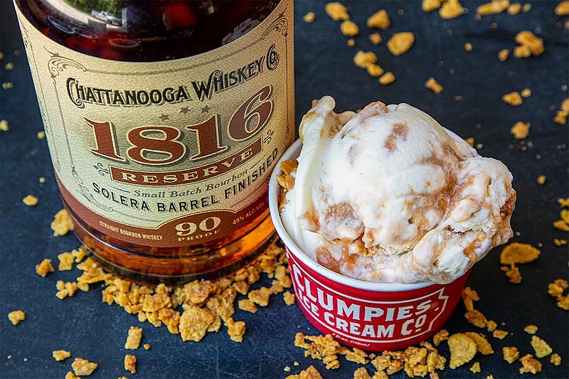 Edge photo provided by Clumpies / That complex twist of deliciousness you detect in Clumpies' Whiskey Caramel Cornflake Crunch? That's brought to you as a local collaboration with Chattanooga Whiskey.