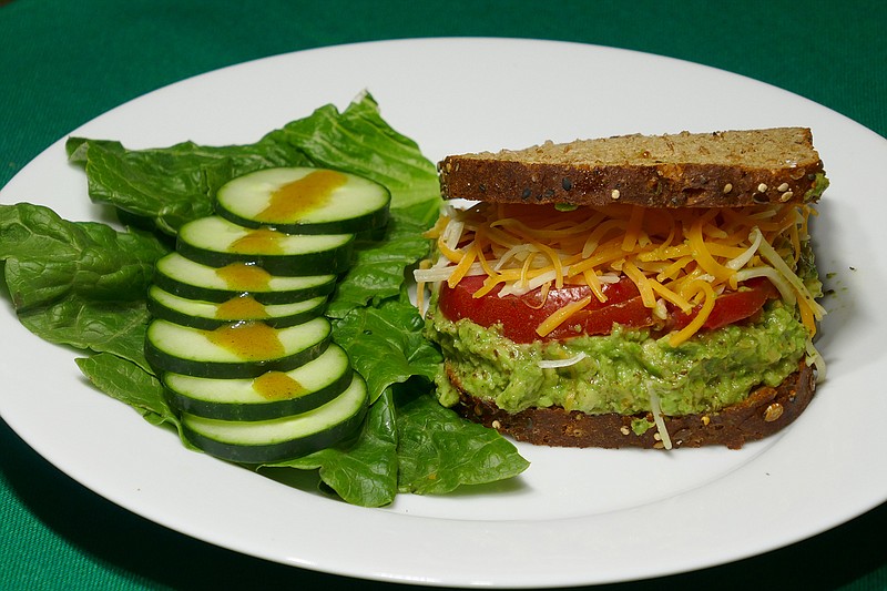 Avocado veggie sandwich. / Linda Gassenheimer/TNS