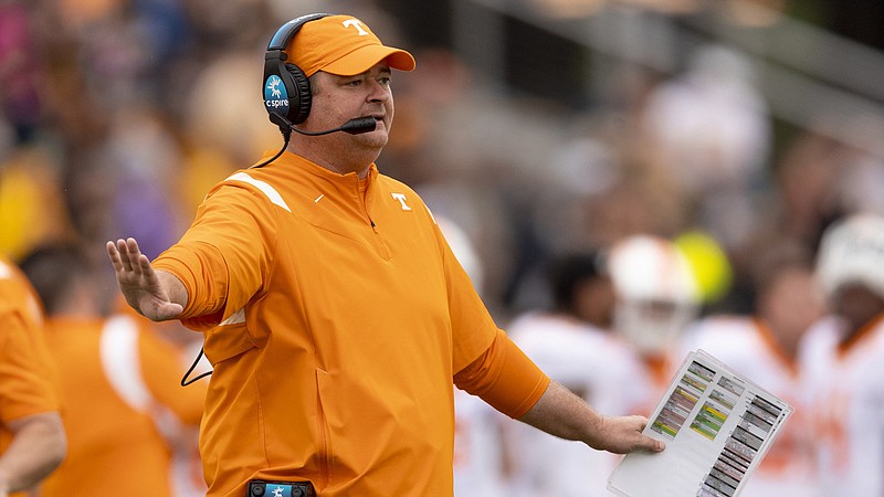 Tennessee Athletics photo by Andrew Ferguson / Tennessee second-year football coach Josh Heupel continues to appreciate the commitment from last year's team and is excited about the potential of his second season in Knoxville.