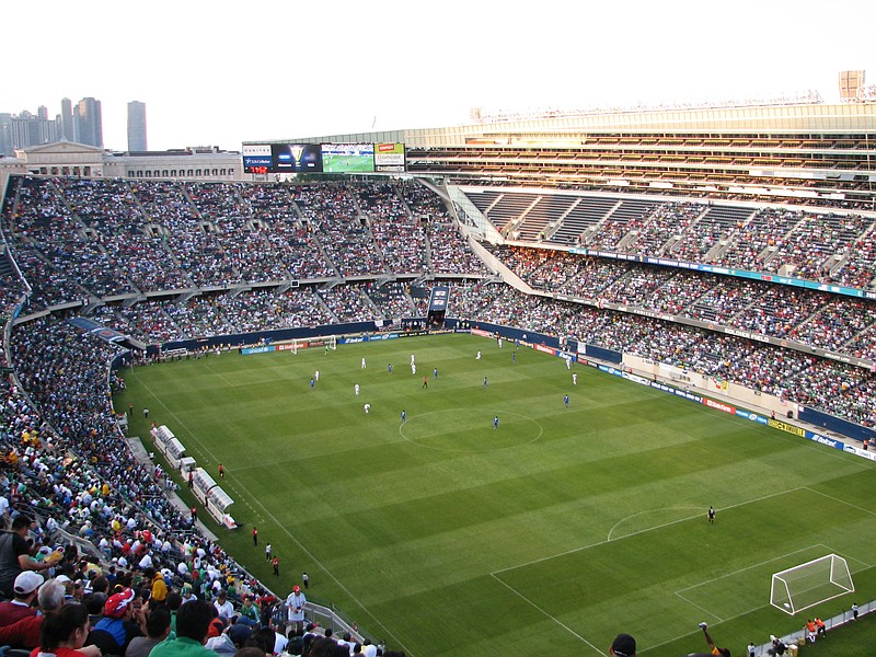 Chicago Mayor Lori Lightfoot Pitches Soldier Field Dome - Sports