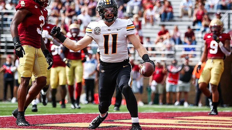 Mizzou Athletics photo / Missouri sixth-year senior receiver and former walk-on Barrett Banister has amassed more than 25 catches each of the past three seasons.