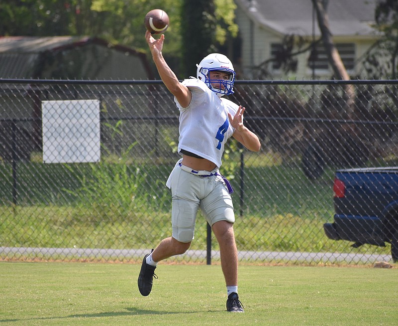 Staff file photo by Patrick MacCoon / Logan Eller, pictured, takes over as the featured back in Trion's power running game this year after Rob Brown rushed for 2,600 yards as a senior last season.