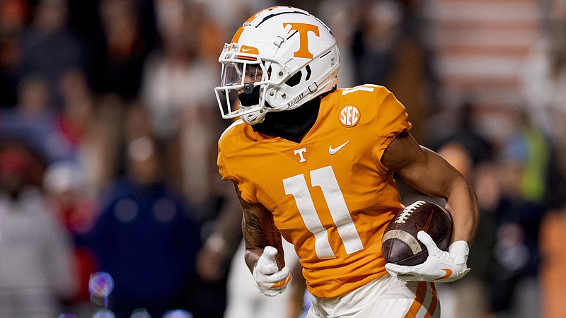 Tennessee Athletics photo by Andrew Ferguson / Tennessee junior receiver Jalin Hyatt actually had more productivity under Jeremy Pruitt in 2020 than he did last season in Josh Heupel's offense. Hyatt insists he is much more locked in now compared to this time a year ago.
